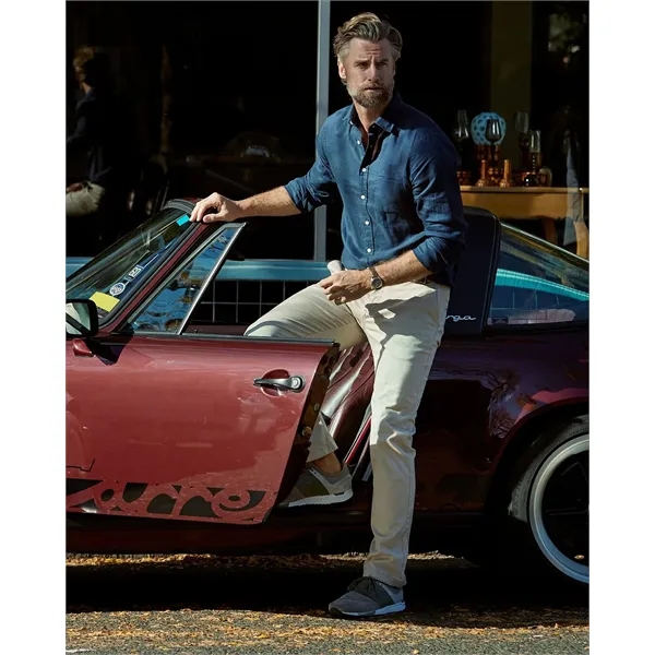 Men's pants with UPF 50+ protection, curved waistband, zip back pocket,... from ASI 47965 Cutter & Buck