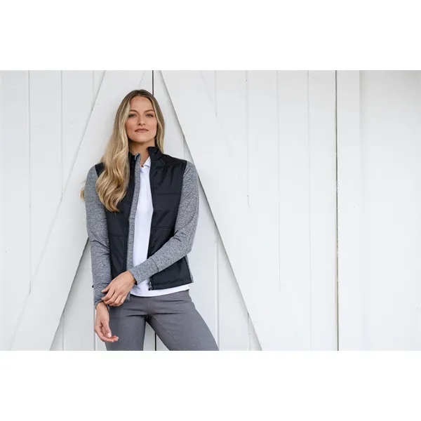 Women's jacket with a full-zip, mock collar, full-zip, weather resistance, and... from ASI 47965 Cutter & Buck