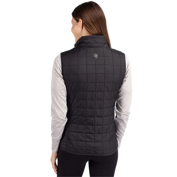 Women's puffer vest with insulation, wind and water resistance, pockets, and... from ASI 47965 Cutter & Buck