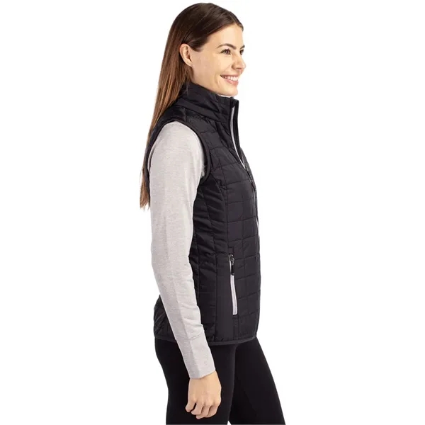 Women's puffer vest with insulation, wind and water resistance, pockets, and... from ASI 47965 Cutter & Buck