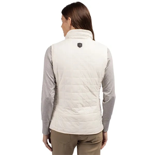 Women's puffer vest with insulation, wind and water resistance, pockets, and... from ASI 47965 Cutter & Buck