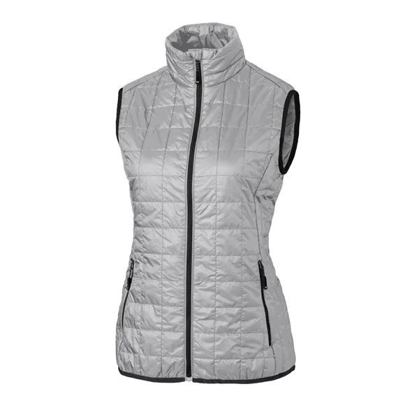 Women's puffer vest with insulation, wind and water resistance, pockets, and... from ASI 47965 Cutter & Buck