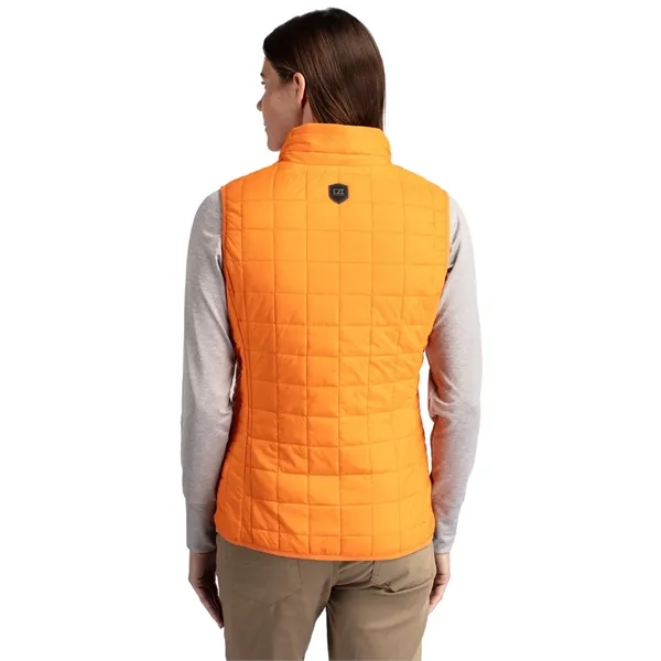 Women's puffer vest with insulation, wind and water resistance, pockets, and... from ASI 47965 Cutter & Buck