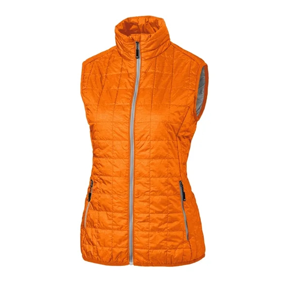 Women's puffer vest with insulation, wind and water resistance, pockets, and... from ASI 47965 Cutter & Buck