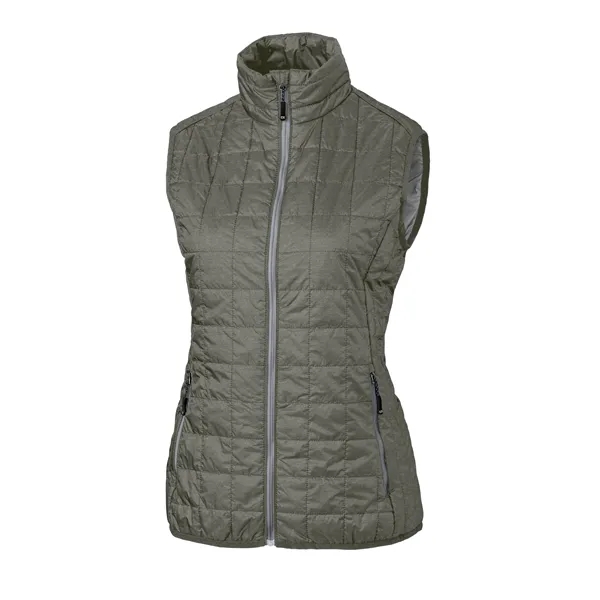 Women's puffer vest with insulation, wind and water resistance, pockets, and... from ASI 47965 Cutter & Buck