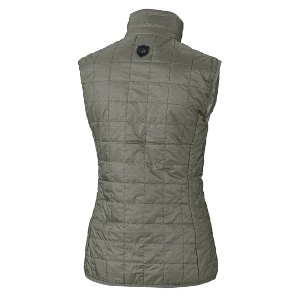 Women's puffer vest with insulation, wind and water resistance, pockets, and... from ASI 47965 Cutter & Buck