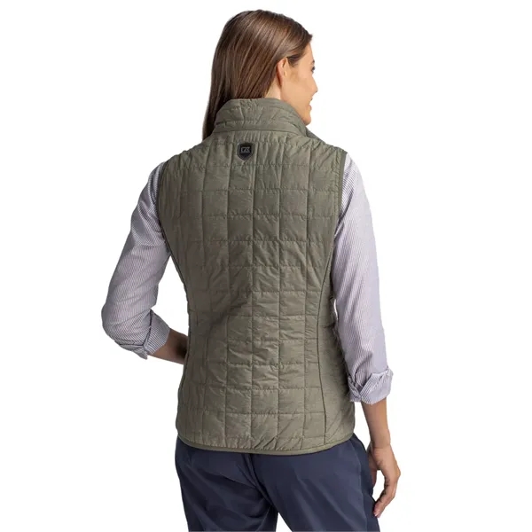 Women's puffer vest with insulation, wind and water resistance, pockets, and... from ASI 47965 Cutter & Buck