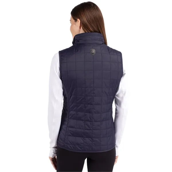 Women's puffer vest with insulation, wind and water resistance, pockets, and... from ASI 47965 Cutter & Buck