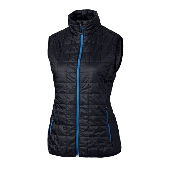 Women's puffer vest with insulation, wind and water resistance, pockets, and... from ASI 47965 Cutter & Buck