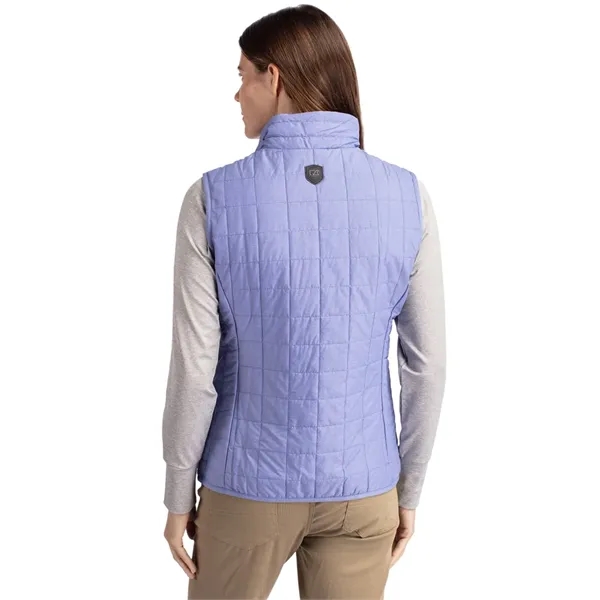 Women's puffer vest with insulation, wind and water resistance, pockets, and... from ASI 47965 Cutter & Buck