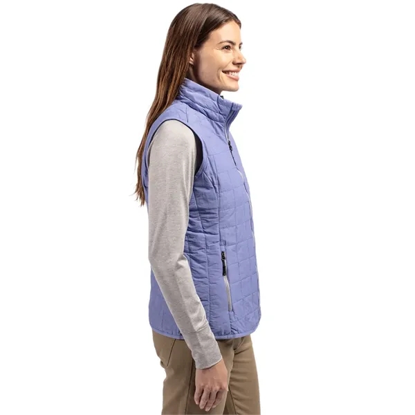 Women's puffer vest with insulation, wind and water resistance, pockets, and... from ASI 47965 Cutter & Buck