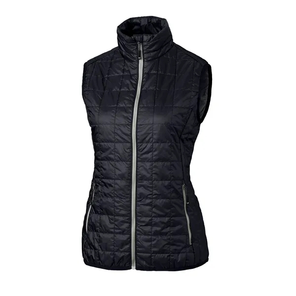 Women's puffer vest with insulation, wind and water resistance, pockets, and... from ASI 47965 Cutter & Buck