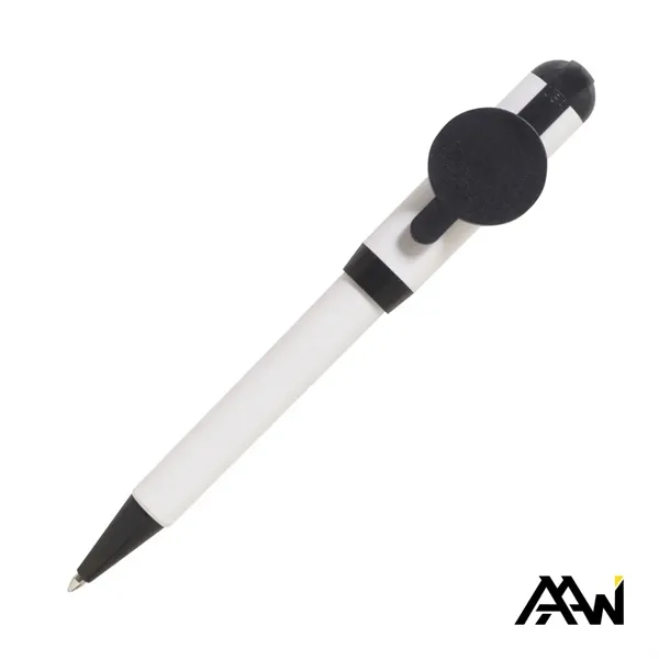 This Jumbo QR Billboard Twist Pen features a clean white barrel... from ASI 84592 St Regis Group