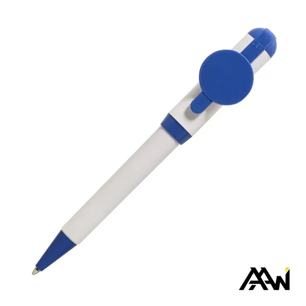 This Jumbo QR Billboard Twist Pen features a clean white barrel... from ASI 84592 St Regis Group