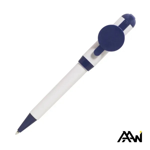 This Jumbo QR Billboard Twist Pen features a clean white barrel... from ASI 84592 St Regis Group
