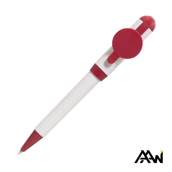 This Jumbo QR Billboard Twist Pen features a clean white barrel... from ASI 84592 St Regis Group