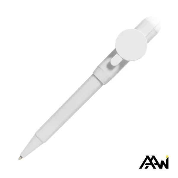 This Jumbo QR Billboard Twist Pen features a clean white barrel... from ASI 84592 St Regis Group