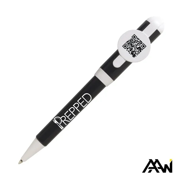 This Jumbo QR Billboard Twist Colored Pen features a sleek white... from ASI 84592 St Regis Group