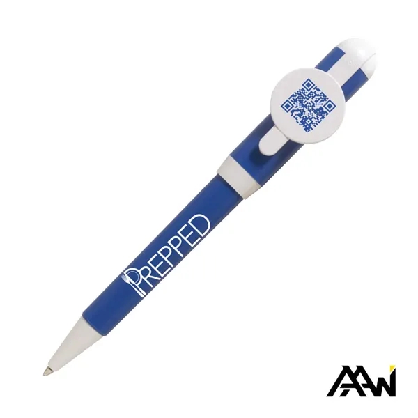 This Jumbo QR Billboard Twist Colored Pen features a sleek white... from ASI 84592 St Regis Group
