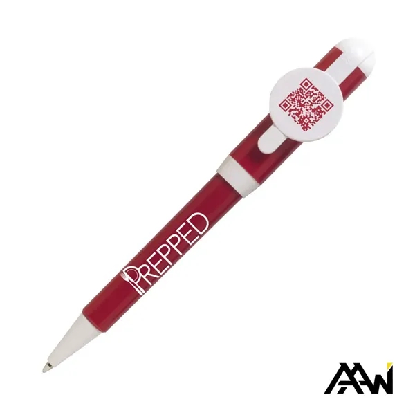 This Jumbo QR Billboard Twist Colored Pen features a sleek white... from ASI 84592 St Regis Group