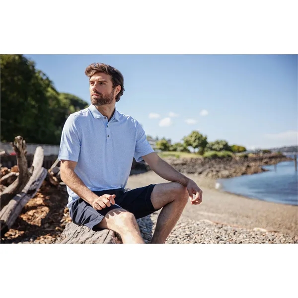 Men's polo with UPF 25+ protection, moisture-wicking performance, self-fabric collar, and... from ASI 47965 Cutter & Buck