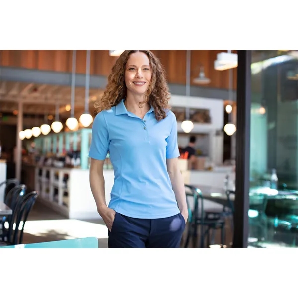 Women's polo with short sleeves, moisture-wicking performance, UPF 25+ sun protection,... from ASI 47965 Cutter & Buck
