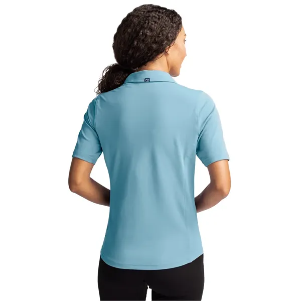 Women's polo with short sleeves, moisture-wicking performance, UPF 25+ sun protection,... from ASI 47965 Cutter & Buck