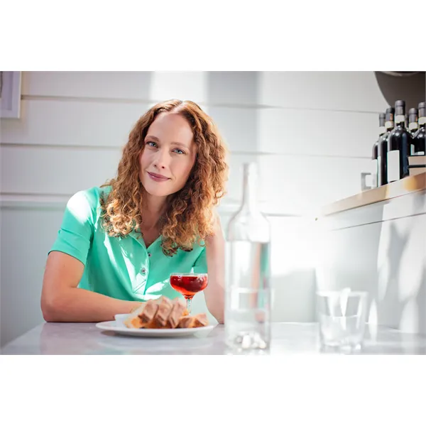 Women's polo with short sleeves, moisture-wicking performance, UPF 25+ sun protection,... from ASI 47965 Cutter & Buck