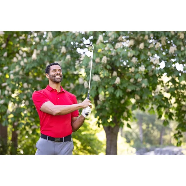 Men's polo with moisture-wicking performance, UPF 25+ protection, self-fabric collar, and... from ASI 47965 Cutter & Buck