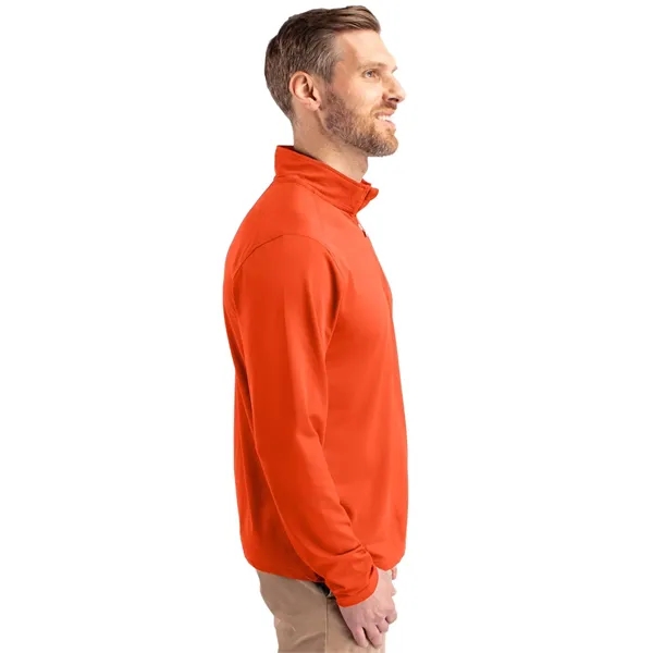 Men's sweatshirt with a quarter zip, long sleeves, UPF 25+ protection,... from ASI 47965 Cutter & Buck