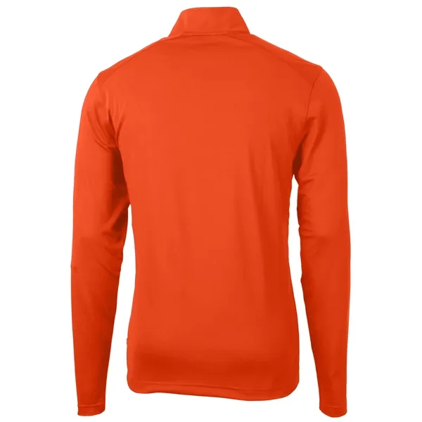 Men's sweatshirt with a quarter zip, long sleeves, UPF 25+ protection,... from ASI 47965 Cutter & Buck