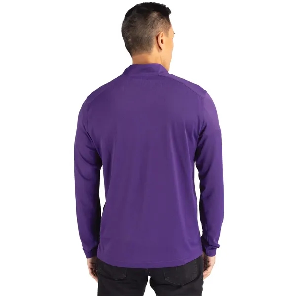 Men's sweatshirt with a quarter zip, long sleeves, UPF 25+ protection,... from ASI 47965 Cutter & Buck