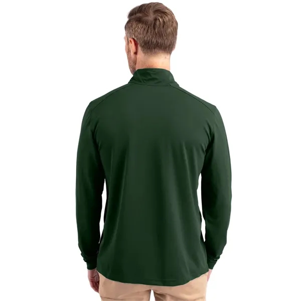 Men's sweatshirt with a quarter zip, long sleeves, UPF 25+ protection,... from ASI 47965 Cutter & Buck