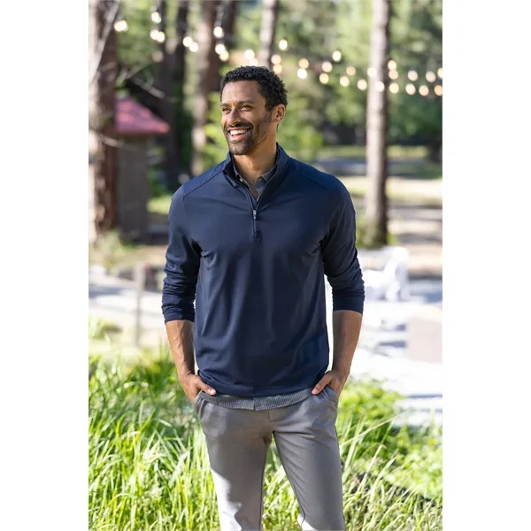 Men's sweatshirt with a quarter zip, long sleeves, UPF 25+ protection,... from ASI 47965 Cutter & Buck