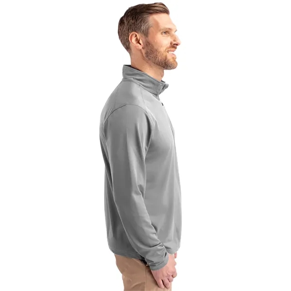 Men's sweatshirt with a quarter zip, long sleeves, UPF 25+ protection,... from ASI 47965 Cutter & Buck
