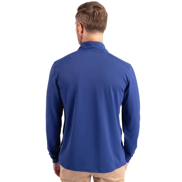 Men's sweatshirt with a quarter zip, long sleeves, UPF 25+ protection,... from ASI 47965 Cutter & Buck