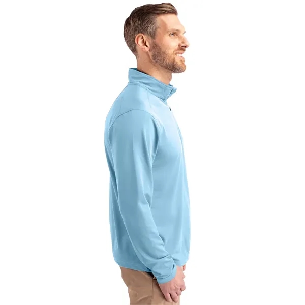Men's sweatshirt with a quarter zip, long sleeves, UPF 25+ protection,... from ASI 47965 Cutter & Buck
