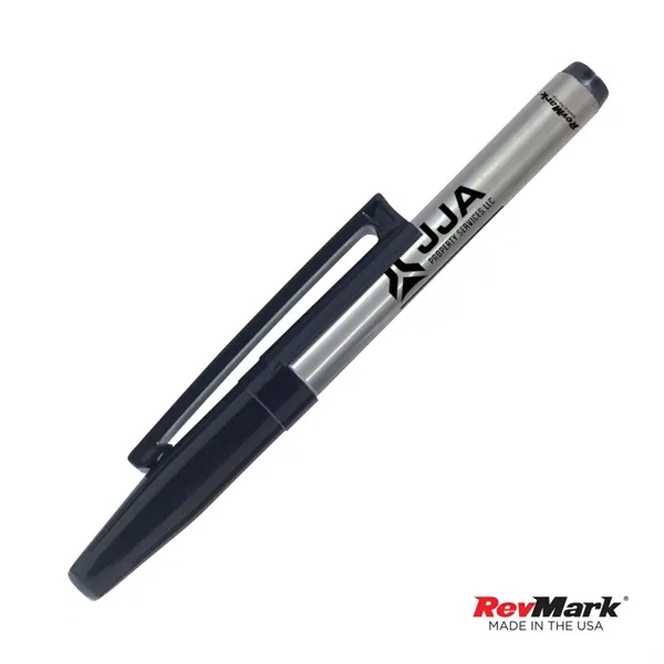 The RevMark® Silver Barrel Industrial Permanent Marker w/clip is engineered for... from ASI 84592 St Regis Group