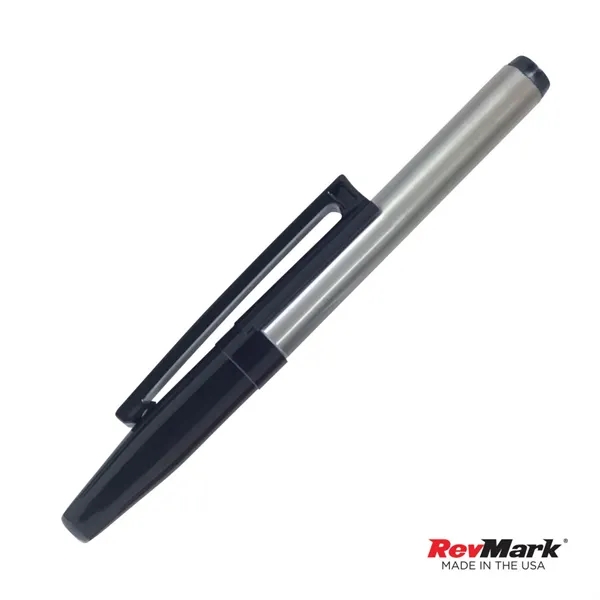 The RevMark® Silver Barrel Industrial Permanent Marker w/clip is engineered for... from ASI 84592 St Regis Group