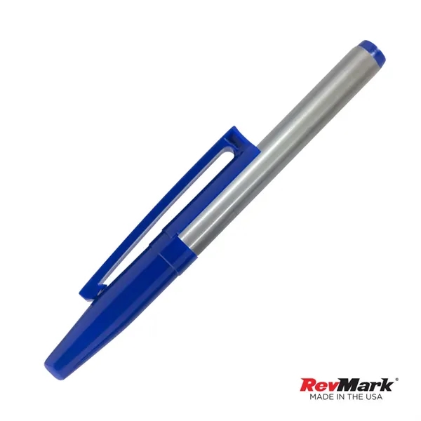 The RevMark® Silver Barrel Industrial Permanent Marker w/clip is engineered for... from ASI 84592 St Regis Group