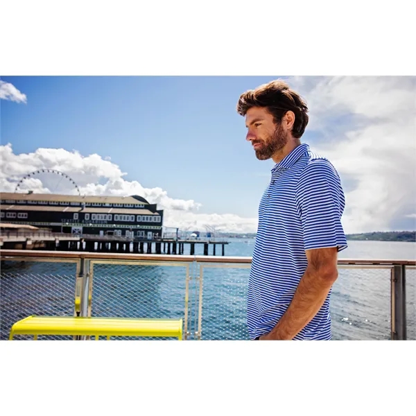 Men's polo with UPF 25+ protection, moisture-wicking performance, and self-fabric collar.... from ASI 47965 Cutter & Buck