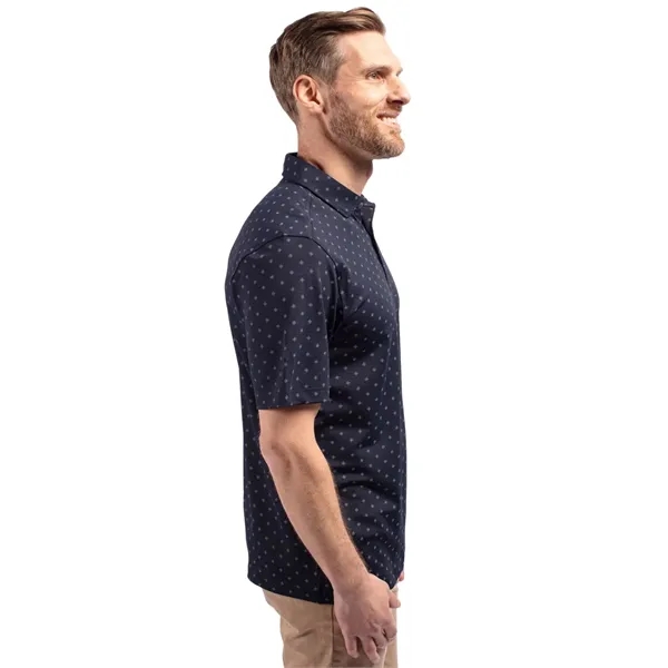 Men's polo with UPF 25+ sun protection, moisture-wicking performance, self-fabric collar,... from ASI 47965 Cutter & Buck