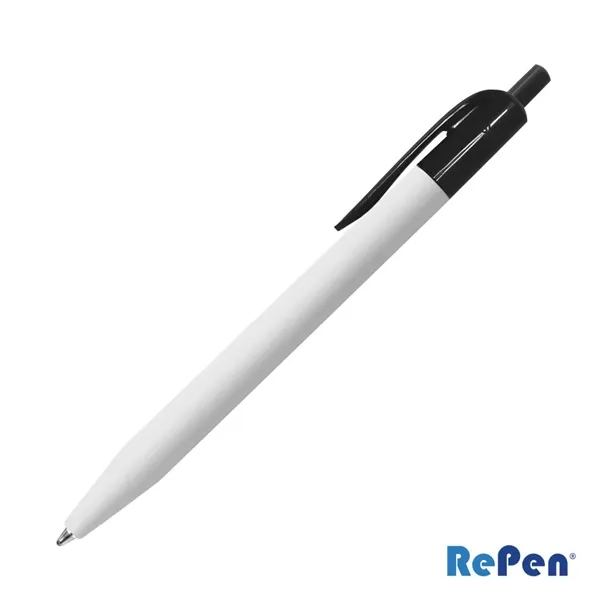 The RePen® White Clicker rPET Pen is a clean, modern writing... from ASI 84592 St Regis Group
