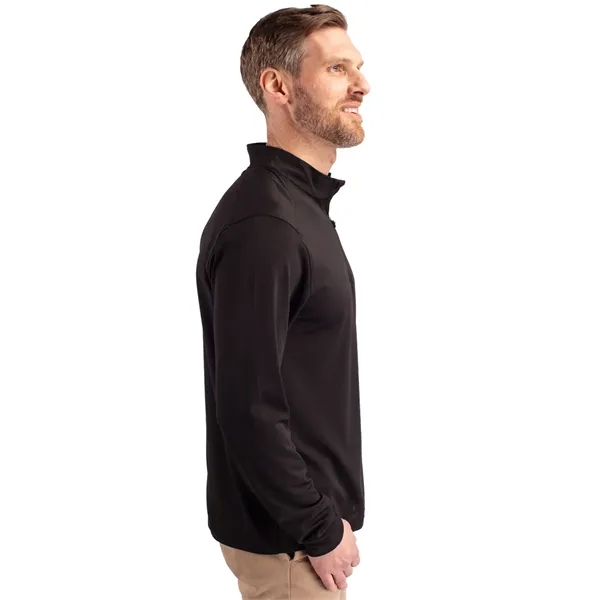 Men's sweatshirt with a quarter-zip, UPF25+ protection, moisture-wicking performance, and mock... from ASI 47965 Cutter & Buck