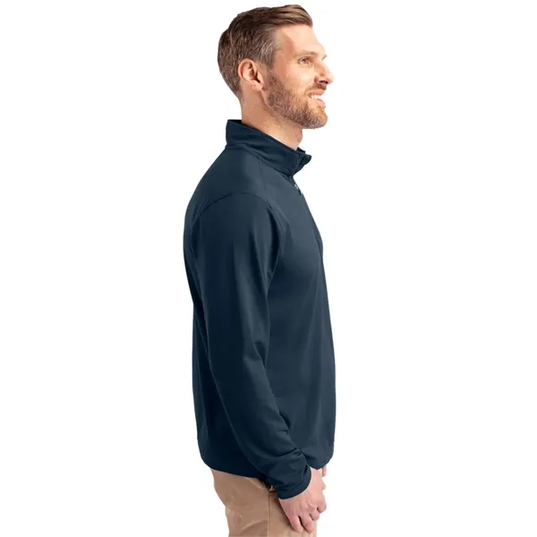 Men's sweatshirt with a quarter-zip, UPF25+ protection, moisture-wicking performance, and mock... from ASI 47965 Cutter & Buck