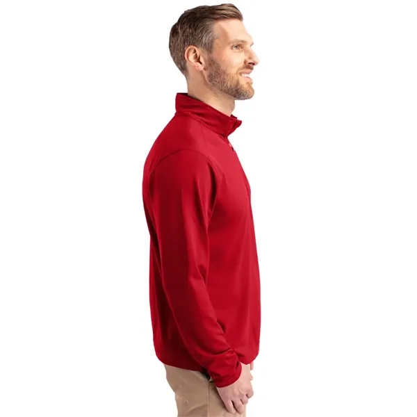 Men's sweatshirt with a quarter-zip, UPF25+ protection, moisture-wicking performance, and mock... from ASI 47965 Cutter & Buck