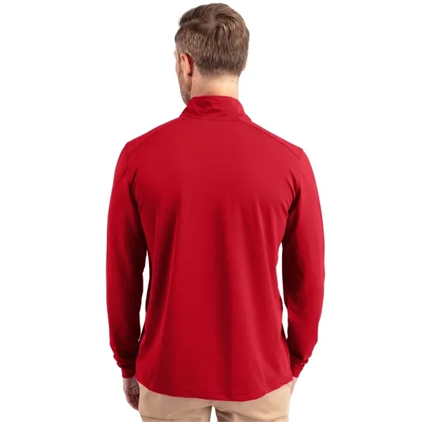 Men's sweatshirt with a quarter-zip, UPF25+ protection, moisture-wicking performance, and mock... from ASI 47965 Cutter & Buck