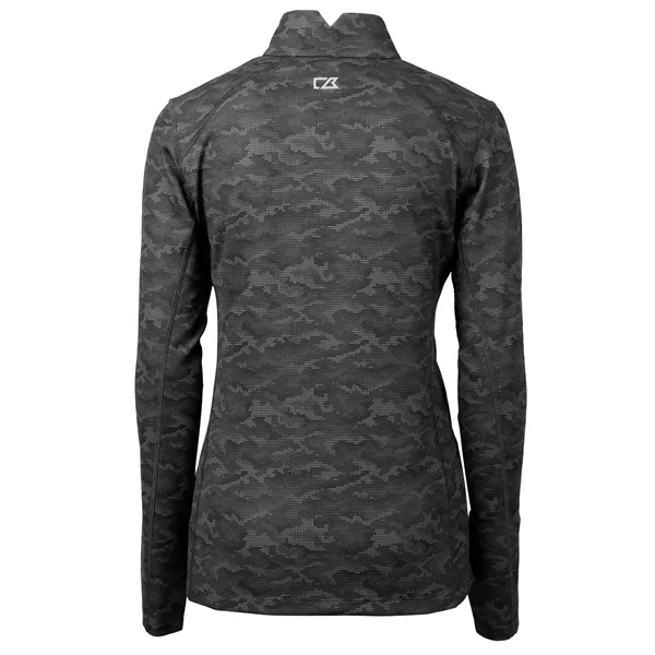 Women's sweatshirt with a quarter zip, long sleeves, UPF50+ protection, moisture-wicking... from ASI 47965 Cutter & Buck