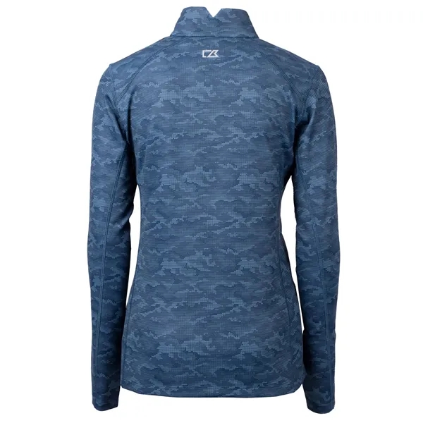 Women's sweatshirt with a quarter zip, long sleeves, UPF50+ protection, moisture-wicking... from ASI 47965 Cutter & Buck