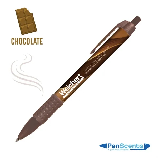 PenScents® Scented VividPrint™ Pen w/Grip are custom scented pens will create... from ASI 84592 St Regis Group